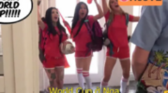 3 em đĩ dâm đi xem world cup 2018 ở Nga