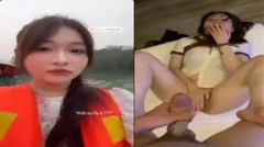 Sex genz Thu Hương đi du lịch bị bạn đụ