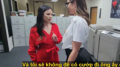 Bố dượng may mắn đụ cùng lúc con gái và em trợ lý riêng