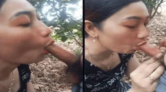  Chị gái kéo ra vườn đồi bú cu