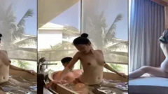  Từ bồn tắm đến phòng ngủ kỷ niệm với em trong chuyến du lịch ở homestay
